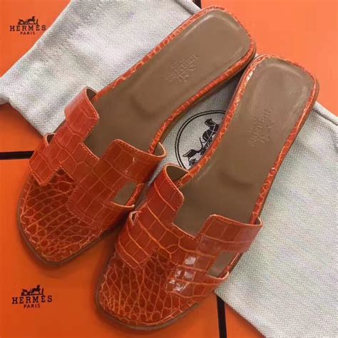 hermes epsom oran sandals|hermes oran crocodile sandals.